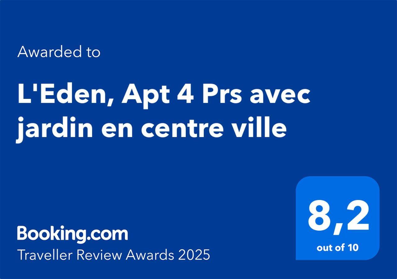 L'Eden, Apt 4 Prs Avec Jardin En Centre Ville Dijon Ngoại thất bức ảnh